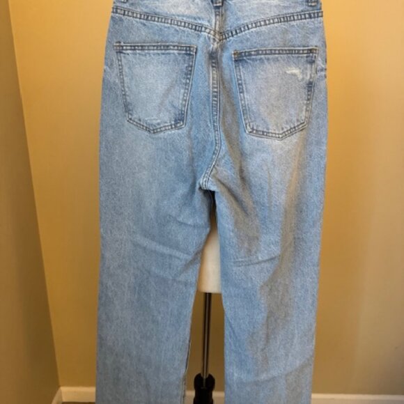 Edikted High-Rise Wide Leg Jean, Size Small - Picture 2 of 4
